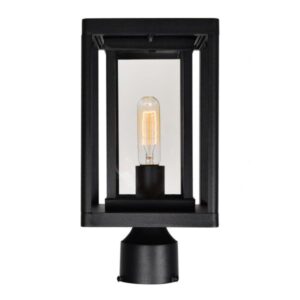 CWI LIGHTING MULVANE 1 LIGHT BLACK OUTDOOR LANTERN HEAD 0415PT7-1-101 BARRIE