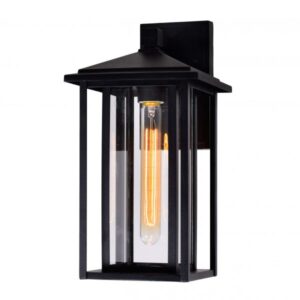CWI LIGHTING CRAWFORD 1 LIGHT BLACK OUTDOOR WALL LIGHT 0417W7-1-101 BARRIE