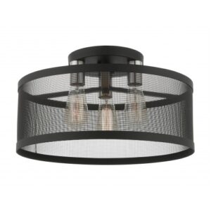 LIVEX LIGHTING Industro Ceiling Mount 46219-04 REGINA