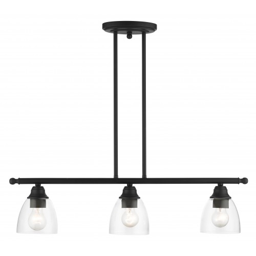 LIVEX LIGHTING Montgomery Linear Chandelier 46337-04 GUELPH