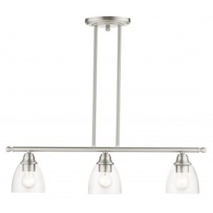 LIVEX LIGHTING Montgomery Linear Chandelier 46337-91 OAKVILLE