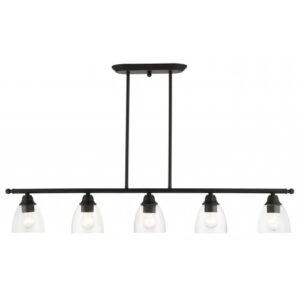 LIVEX LIGHTING Montgomery Linear Chandelier 46338-04 KLEINBURG
