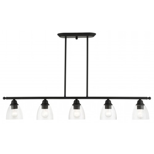 LIVEX LIGHTING Montgomery Linear Chandelier 46338-04 KLEINBURG