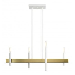 LIVEX LIGHTING Denmark Linear Chandelier 49334-03 laval