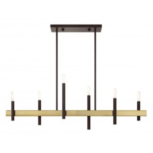 LIVEX LIGHTING Denmark Linear Chandelier 49336-07 fredericton