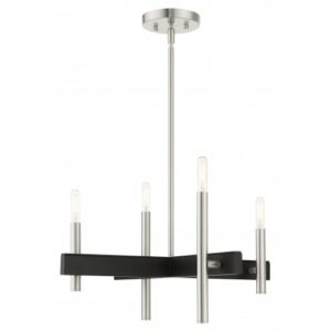 LIVEX LIGHTING Denmark Chandelier 49344-91 OAKVILLE
