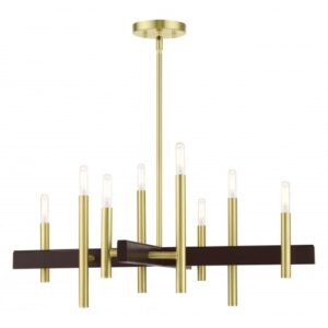 LIVEX LIGHTING Denmark Chandelier 49348-12 CALEDON