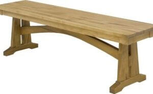 CARDINAL WOODCRAFT GOLDEN GATE BENCH maple