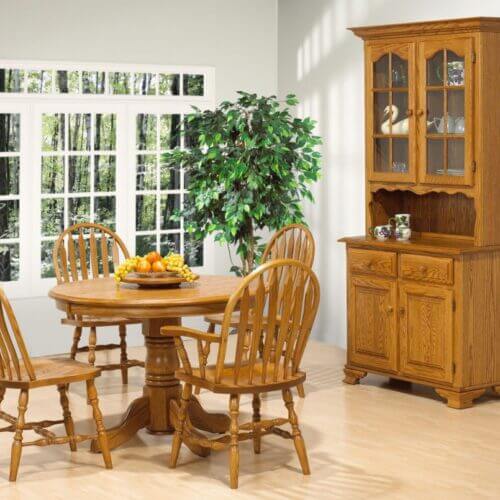 CARDINAL WOODCRAFT LANCASTER SINGLE PEDESTAL TABLE montreal