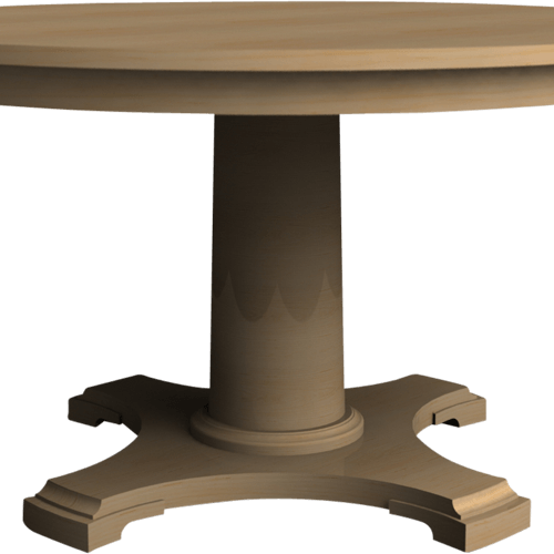 CARDINAL WOODCRAFT PACIFIC CITY SINGLE PEDESTAL TABLE ottawa