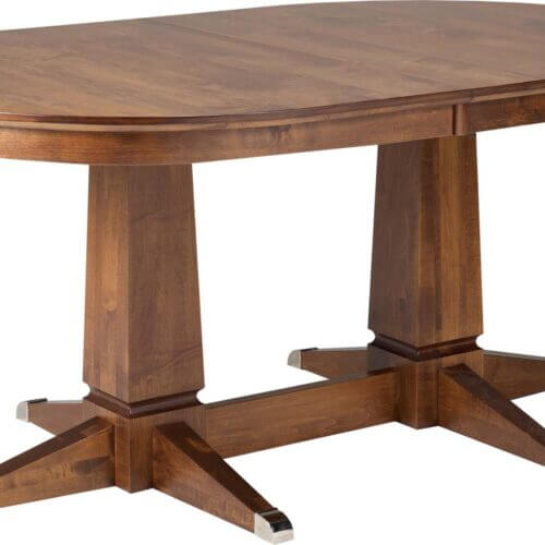 CARDINAL WOODCRAFT SWEDEN DOUBLE PEDESTAL TABLE barrie