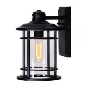 CWI LIGHTING BELMONT 1 LIGHT OUTDOOR BLACK WALL LANTERN 0096W7-1-101 oakville