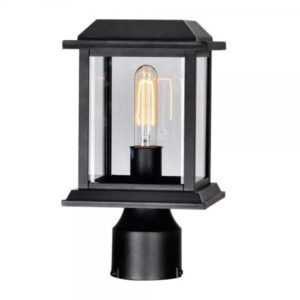 CWI LIGHTING BLACKBRIDGE 1 LIGHT OUTDOOR BLACK LANTERN HEAD 0409PT6-1-101 brampton