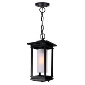CWI LIGHTING GRANVILLE 1 LIGHT BLACK OUTDOOR HANGING LIGHT 0412P7-1-101 montreal