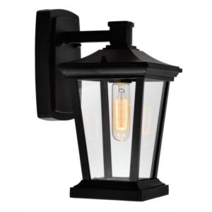 CWI LIGHTING LEAWOOD 1 LIGHT BLACK OUTDOOR WALL LIGHT 0413W7-1-101 newmarket
