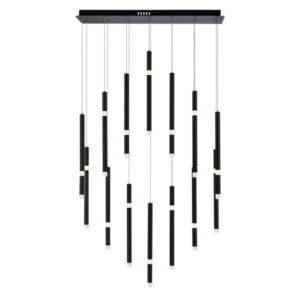 CWI LIGHTING FLUTE 14-LIGHT CHANDELIER LED 1262P32-14-101 newmarket