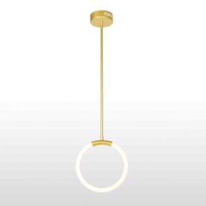 CWI LIGHTING HOOPS 1-LIGHT PENDANT 1273P10-1-602 MONTREAL
