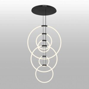 CWI LIGHTING HOOPS 6-LIGHT CHANDELIER 1273P35-6-101-R calgary