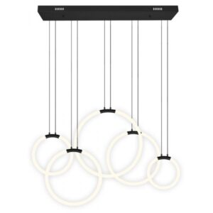 CWI LIGHTING HOOPS 5-LIGHT CHANDELIER 1273P44-5-101-RC winnipeg