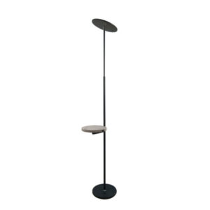 LUMIRAMA DEL TIMES FLOOR LAMP 4156-41-BLK CALEDON