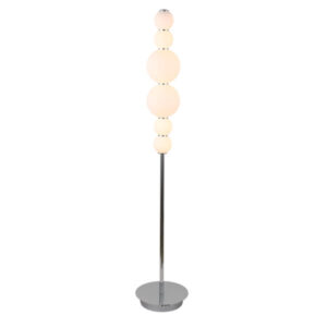 LUMIRAMA DEL PERLÄ LED FLOOR LAMP 4162-36-CHR OAKVILLE