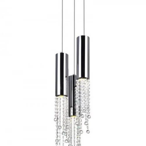 CWI LIGHTING EXTENDED 3-LIGHT PENDANT 5081P10C-R toronto