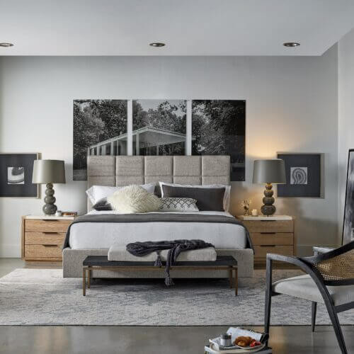 UNIVERSAL FURNITURE MODERN BACALL KING BED 847220B kleinburg