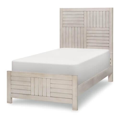 LEGACY CLASSIC KIDS SUMMER CAMP-WHITE PANEL BED TWIN 0833-4103K frederiction