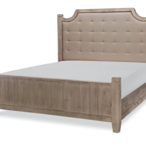 LEGACY CLASSIC FURNITURE MONTEVERDI BY RACHAEL RAY UPHOLSTERED LOW POST BED QUEEN 7500-4205K caledon