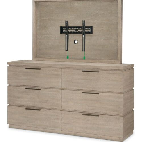 LEGACY CLASSIC FURNITURE MILANO BY RACHAEL RAY TV FRAME AND DRESSER 9660-1200-1230 burlington