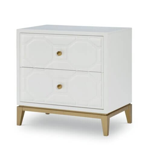 LEGACY CLASSIC FURNITURE CHELSEA BY RACHAEL RAY NIGHT STAND WITH LATTICE 9781-3100 collingwood