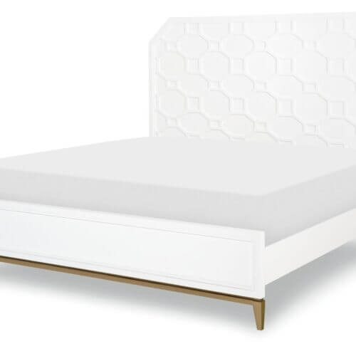 LEGACY CLASSIC FURNITURE CHELSEA BY RACHAEL RAY LATTICE PANEL BED 9781-4105K
