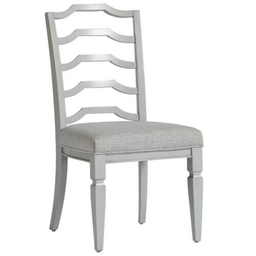 UNIVERSAL FURNITURE SUMMER HILL - FRENCH GRAY LADDER BACK SIDE CHAIR SET OF TWO 986628-RTA winnipeg