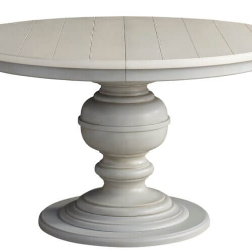 UNIVERSAL FURNITURE SUMMER HILL - FRENCH GRAY ROUND DINING TABLE 986656 calgary