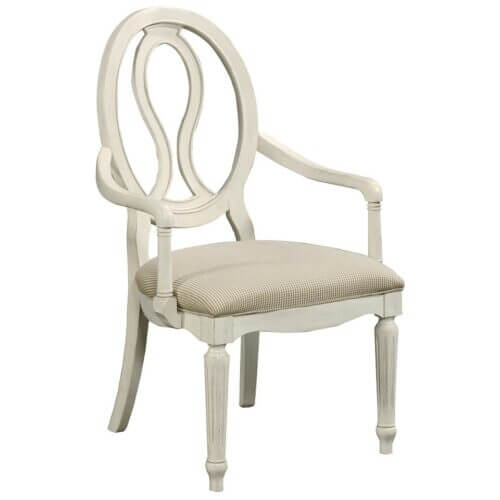 UNIVERSAL FURNITURE SUMMER HILL PIERCED BACK ARM CHAIR SET OF TWO 987637-RTA MONTREAL