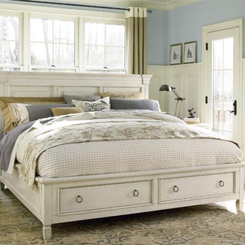 UNIVERSAL FURNITURE SUMMER HILL STORAGE QUEEN BED 987250SB