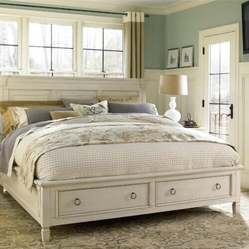 UNIVERSAL FURNITURE SUMMER HILL STORAGE KING BED 987260SB