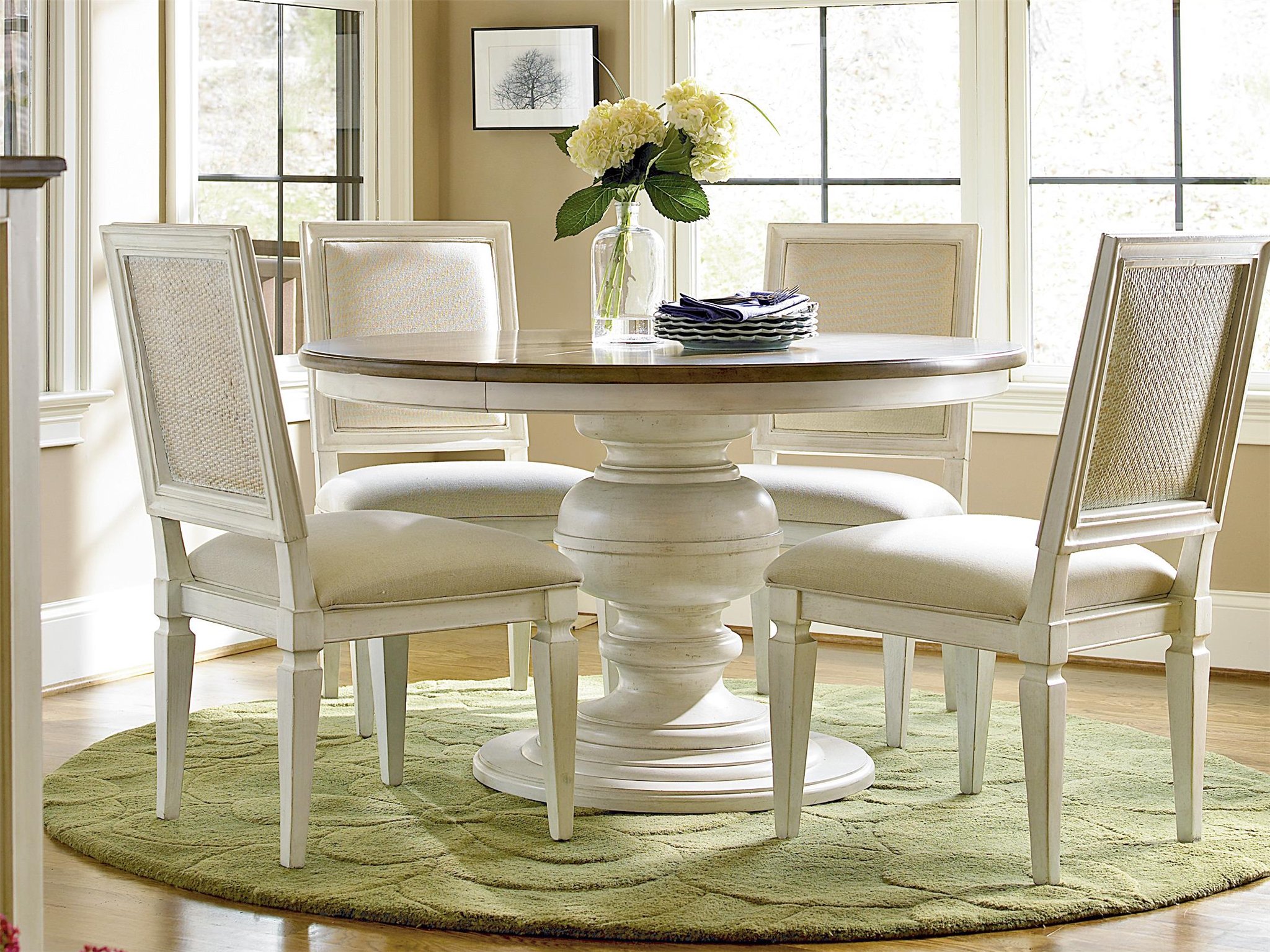 UNIVERSAL FURNITURE SUMMER HILL WOVEN ACCENT SIDE CHAIR SET OF TWO 987634-RTA EDMONTON