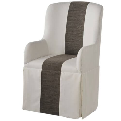 UNIVERSAL FURNITURE MODERN SLIP COVER CASTER ARM CHAIR U042729-RTA ottawa