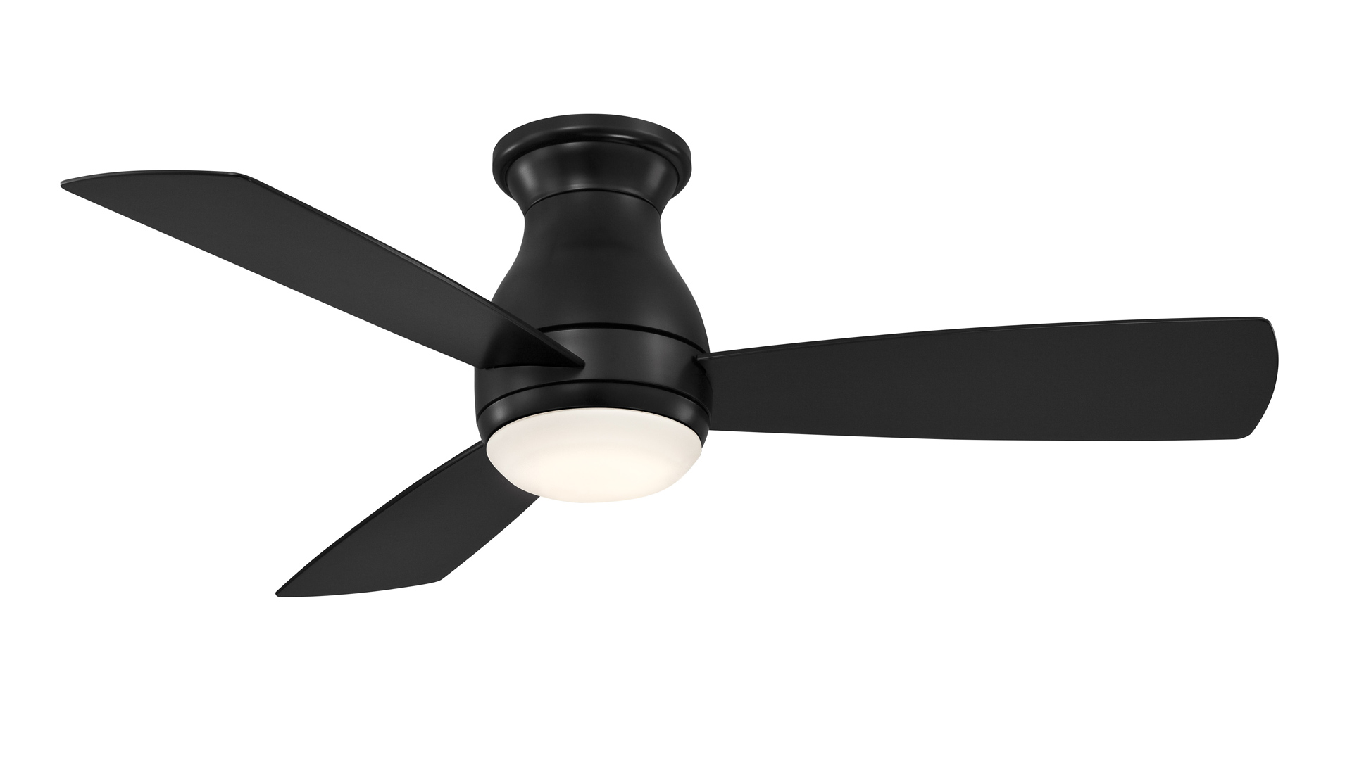 FANIMATION HUGH BLACK 44" FAN FPS8332BBLW windsor