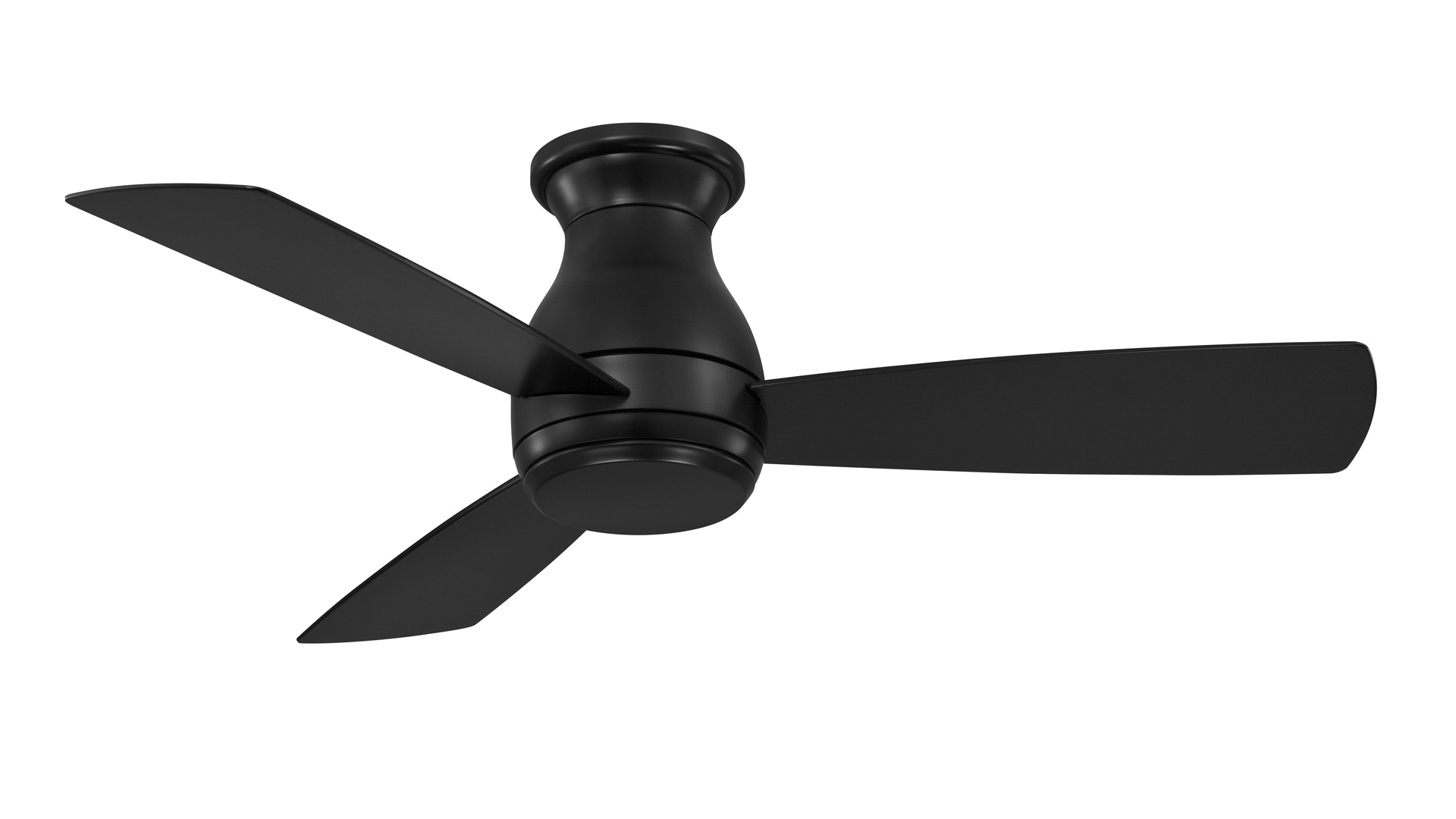 FANIMATION HUGH BLACK 44" FAN FPS8332BBLW windsor