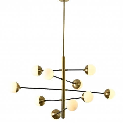 BETHEL BRASS & BLACK FRAMED CHANDELIER AV71C39BR mississauga