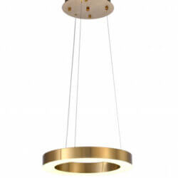 BETHEL GOLD FRAME LED HALO CHANDELIER GL304C15G caledon
