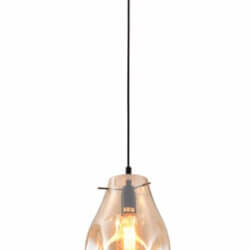 BETHEL AMBER JAR GLASS PENDANT DLS49P8A montreal