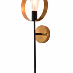 BETHEL BLACK & GOLDEN BRONZE WALL SCONCE DU129W7G calgary