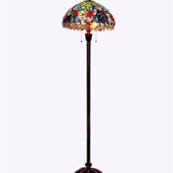 W2 TRADING Dragonfly Tiffany Floor Lamp F1655 caledon