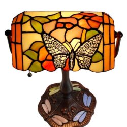 W2 TRADING Bankers Accent Tiffany Lamp DCE-B01 oakville