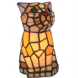 W2 TRADING Tiffany Cat Desk LightDCE-C01 oakville