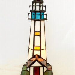 W2 TRADING Lighthouse Tiffany Nightlight TL-H02 halifax