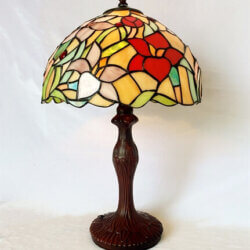 W2 TRADING Flower Tiffany Table Lamp DCE21-12 calgary